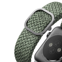 Uniq Aspen Braided strap for Apple Watch 1 / 2 / 3 / 4 / 5 / 6 / 7 / 8 / SE / SE2 40 / 38 / 41mm - green