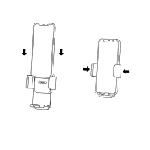 Baseus 2in1 automobilinis laikiklis kabinai ir ventiliacijos grotelėms juodos spalvos (SUYK000001)