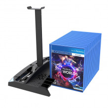 Daugiafunkcis stovas iPega PG-P4009, skirtas PS4 ir priedai (juodas)