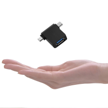 Ugreen adapteris OTG USB USB 3.2 Gen 1 (5Gbps) – USB Type C / micro USB black (30453)