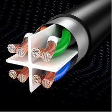 Adapteris Baseus &quot;High Speed&quot; pilkas 1500cm (1000Mbps)