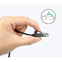 Adapteris Ugreen &quot;RJ45 UTP&quot; juodas 1000cm (1000Mbps)