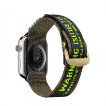 Apyrankė Dux Ducis &quot;Outdoor&quot; skirta Apple Watch 42mm / 44mm / 45mm juoda / žalia