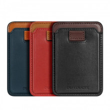 Dux Ducis &quot;Magnetic Wallet&quot; skirta iPhone 12 (iPhone 13 / iPhone 14) raudona