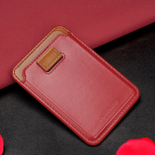 Dux Ducis &quot;Magnetic Wallet&quot; skirta iPhone 12 (iPhone 13 / iPhone 14) raudona