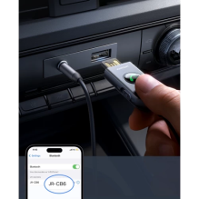 Adapteris Joyroom &quot;JR-CB6&quot; pilkas (Input: &quot;Bluetooth 5.3&quot; / Output: &quot;&quot;AUX&quot;)