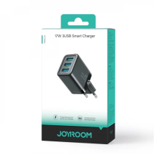 Įkroviklis Joyroom &quot;JR-TCN02&quot; juodas 17W (3xUSB)