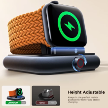 Bevielis įkroviklis Joyroom &quot;JR-WQW03&quot; juodas (skirtas Apple Watch)