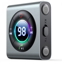 Adapteris Joyroom &quot;JR-CB2&quot; pilkas (AUX / Bluetooth 5.0)