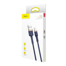 USB Kabelis Baseus &quot;Cafule&quot; mėlynas / auksinis &quot;Lightning&quot; 200cm