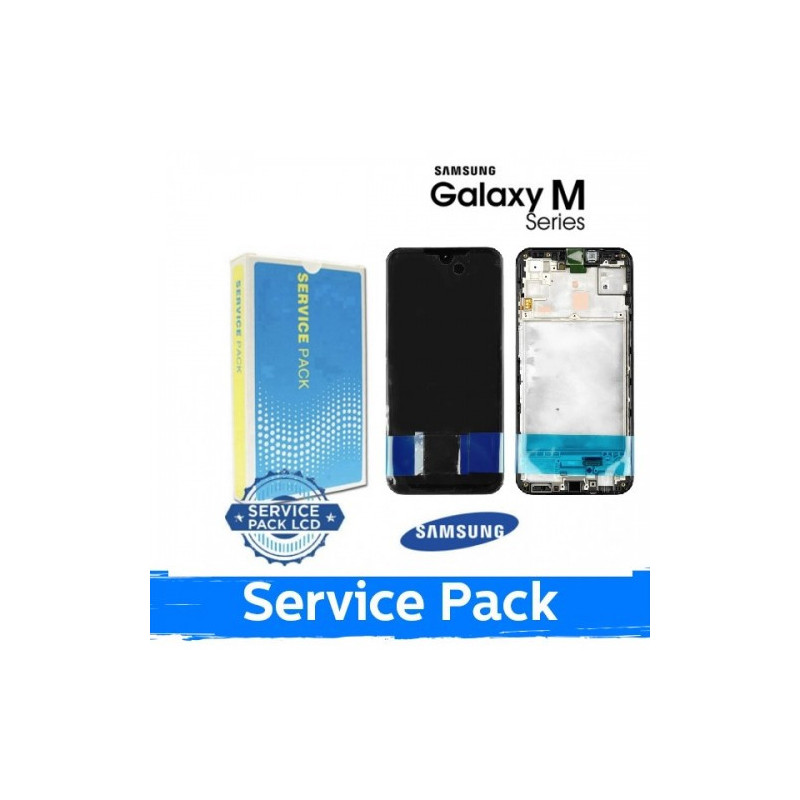 Ekranas skirtas Samsung M156 M15 5G juodas (Service Pack)