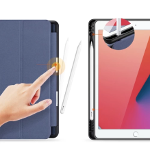 Dėklas Dux Ducis &quot;Domo&quot; skirtas Apple iPad 10.2&quot; 2019 / 2020 / 2021 mėlynas