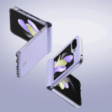 Dėklas Dux Ducis &quot;Bril&quot; skirtas Samsung F731 Z Flip 5 5G violetinis