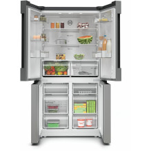 Bosch Serie 4 KFN96VPEA side-by-side refrigerator Freestanding 605 L E Stainless steel