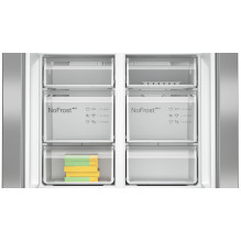 Bosch Serie 4 KFN96VPEA side-by-side refrigerator Freestanding 605 L E Stainless steel