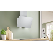 Bosch Serie 6 DWK65DK20 cooker hood Wall-mounted White 430 m3 / h A