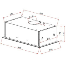 Teka GFG 2 388 m³ / h Under-cupboard Black