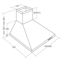 Akpo WK-4 Classic Eco 60 Wall-mounted Stainless steel