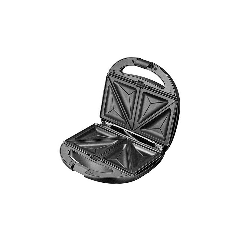 Adler AD 3040 sandwich maker 1200 W Black, Grey