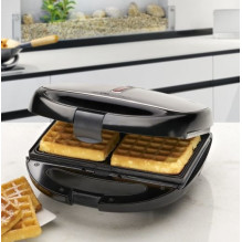 Clatronic ST / WA 3670 sandwich maker 800 W Black, Stainless steel