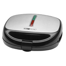 Clatronic ST / WA 3670 sandwich maker 800 W Black, Stainless steel