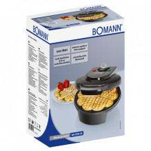 Bomann WA 5018 CB 1 vaflis (-iai) 1200 W Juodas