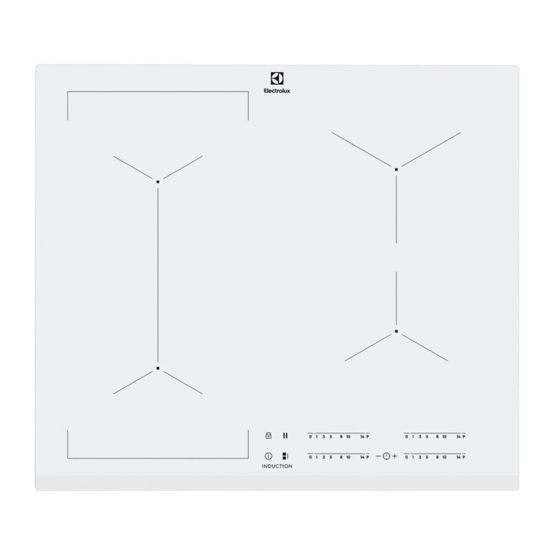 Electrolux EIV63440BW White Built-in Zone induction hob 4 zone(s)