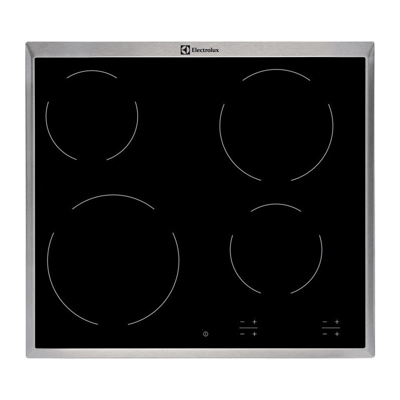 Electrolux EHF16240XK hob Black Built-in Zone Ceramic hob 4 zone(s)