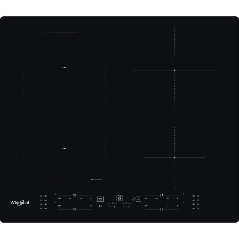 Whirlpool WL B3360 NE Black Built-in 59 cm Zone induction hob 4 zone(s)