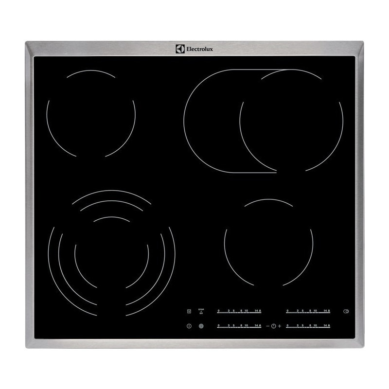 Electrolux EHF46547XK Black Built-in Ceramic 4 zone(s)