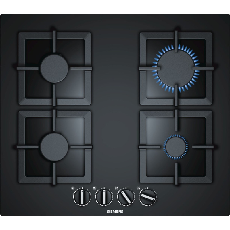 Siemens EP6A6PB20 hob Black Built-in Gas 4 zone(s)