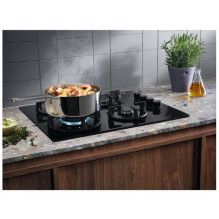 Electrolux EGG6407K Black Built-in 59 cm Gas 4 zone(s)