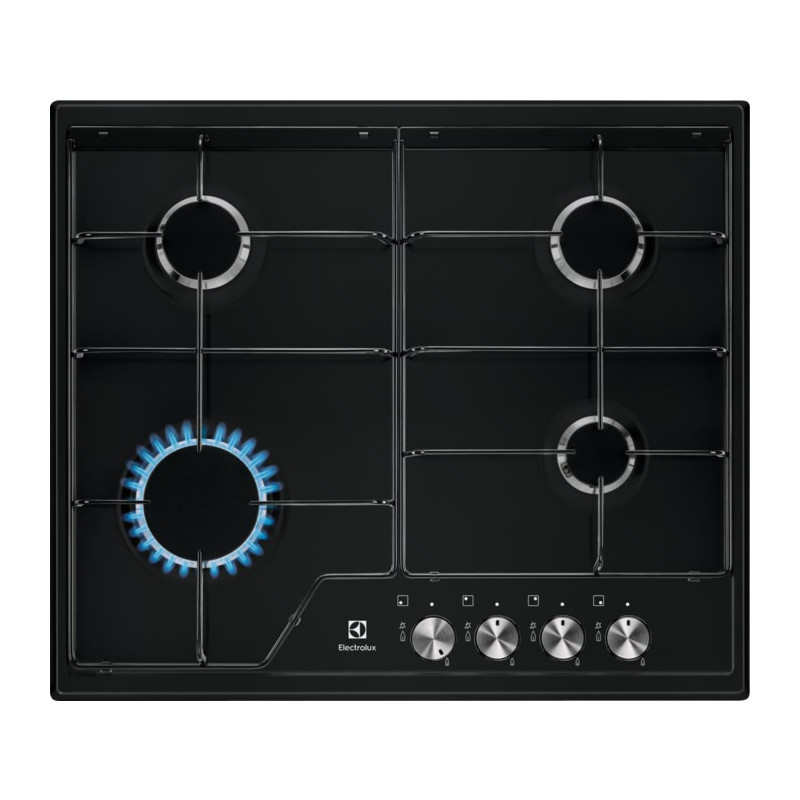 Electrolux EGS6424K hob Black Built-in 60 cm Gas 4 zone(s)