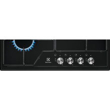 Electrolux EGS6424K hob Black Built-in 60 cm Gas 4 zone(s)