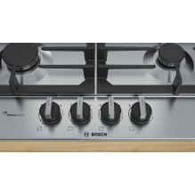 Bosch Serie 6 PCH6A5B90 kaitlentė Nerūdijantis plienas Įmontuotas 60 cm Dujos 4 zona(s)