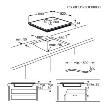 Induction hob AEG IKB64341FB