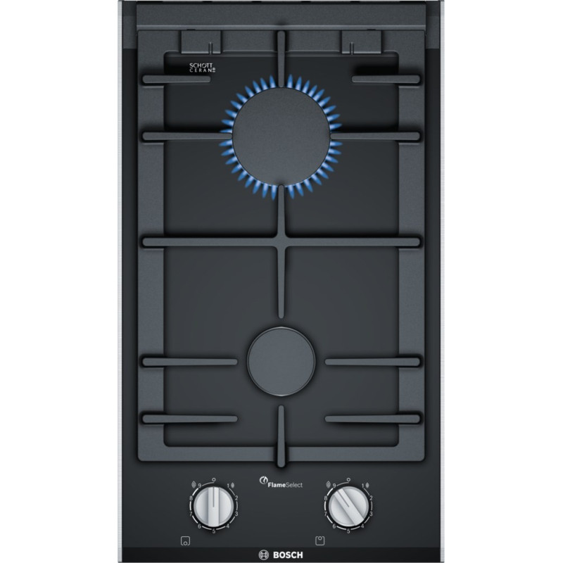 Bosch PRB3A6B70 hob Black Built-in Gas 2 zone(s)