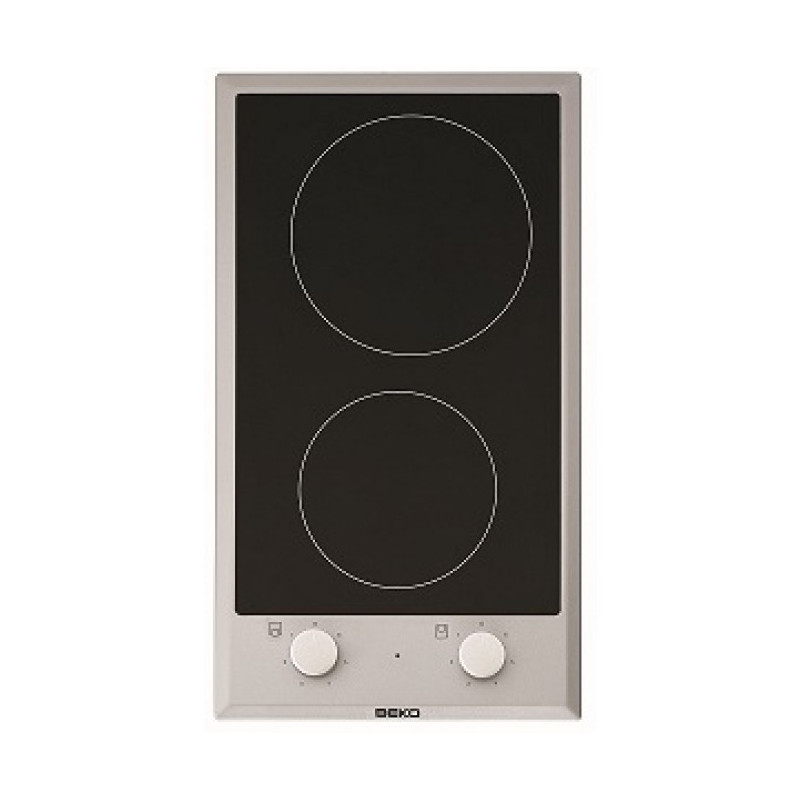 Beko HDCC 32200 X hob Black Built-in Ceramic 2 zone(s)