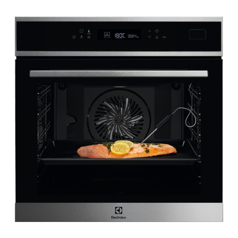 Electrolux EOB7S31X 70 L 3500 W A+ Black, Stainless steel