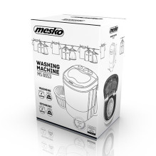 Mesko Home MS 8053 skalbimo mašina Iš viršaus 3 kg Mėlyna, Balta