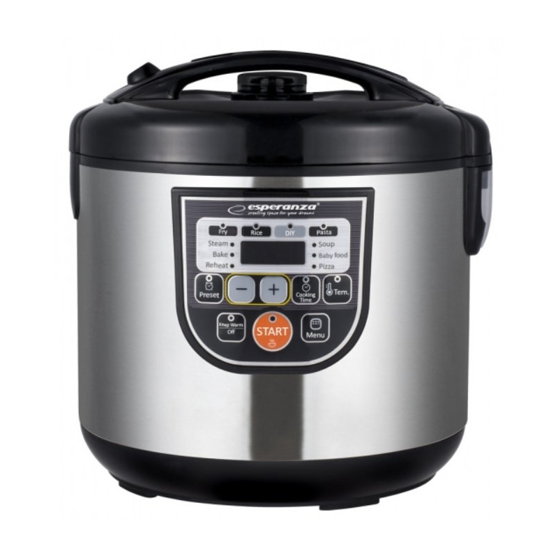 Esperanza EKG011 multi cooker 5 L 860 W Black, Stainless steel