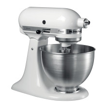 KitchenAid 5K45SSEWH stovinis maišytuvas 275 W metalinis, baltas