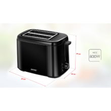 Toaster MPM MTO-07 / c black