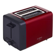 Bosch TAT4P424DE toaster 2 slice(s) 970 W Black, Red