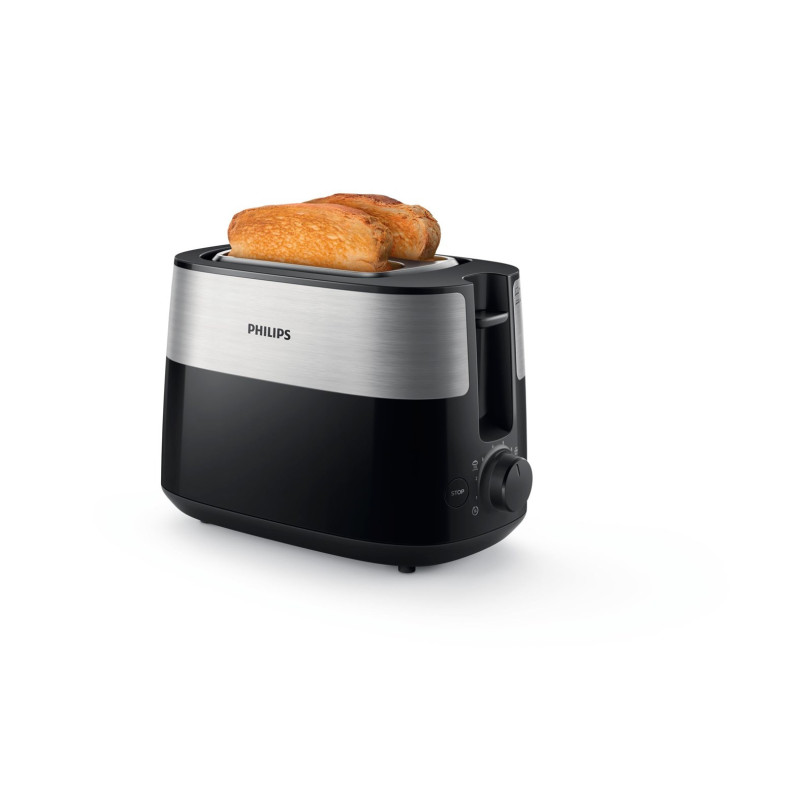 Philips Daily Collection HD2516 / 90 toaster 2 slice(s) 830 W Black