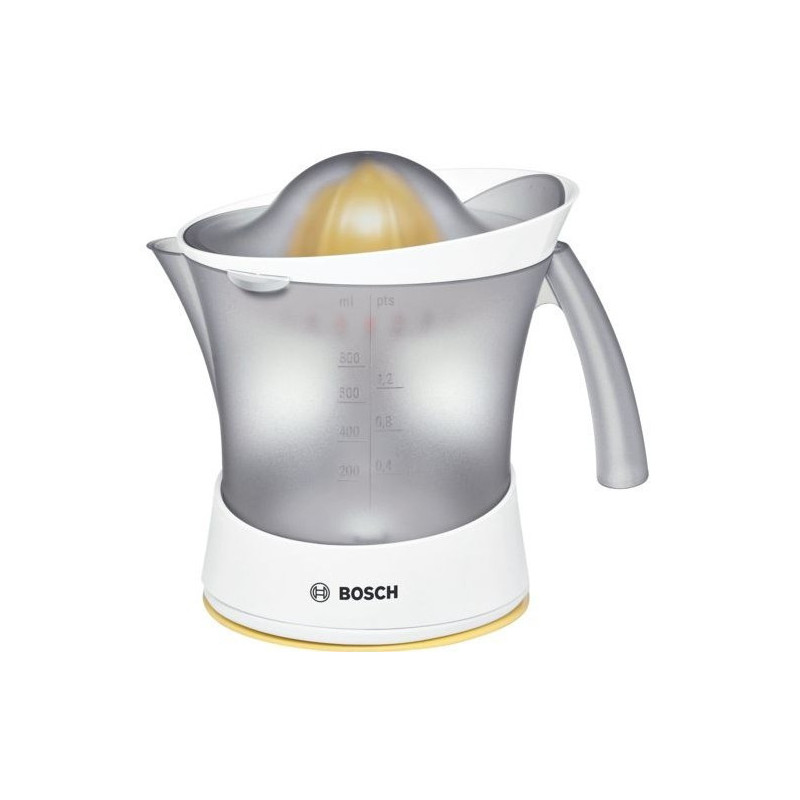 Bosch MCP3500 electric citrus press 0.8 L 25 W White, Yellow