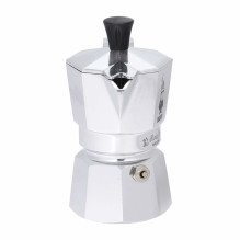 Bialetti Moka Express Moka pot Aluminum, Black