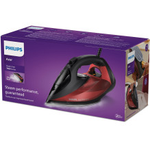 Philips 7000 series DST7022 / 40 lygintuvas Garų lygintuvas SteamGlide Plus padas 2800 W juoda, raudona