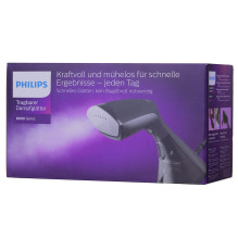 Philips GC800 / 80 garų valytuvas Nešiojamas garų valytuvas 0,23 L 1600 W juodas, sidabrinis