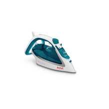 Tefal EasyGliss Plus FV5718 iron Dry &amp; Steam iron Durilium soleplate 2400 W Turquoise, White